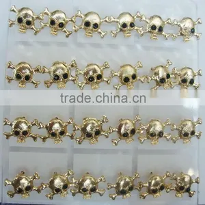 Skull Tiny Sharp Stud Earring Pins, Fashion Alloy Stud Earring Pin thumbnail-1