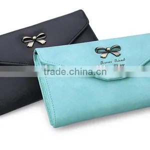 Ladies Bowknot Purse Long Style Phone Hand Wallet thumbnail-3