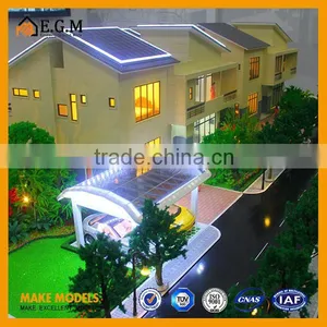 Miniature Solar Solar Energy Roof House Model thumbnail-1