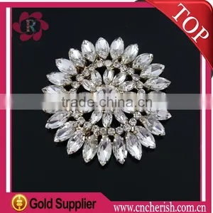 2016 Fashion Round Shaped Rhinestone Shoes Decoration for Shoe Shop thumbnail-1