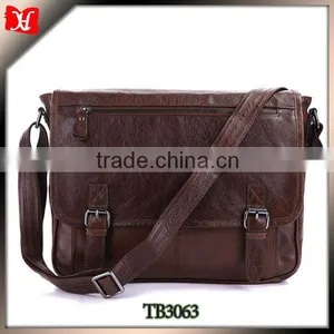 Online Shopping Leather Man Shoulder Bag for School thumbnail-1
