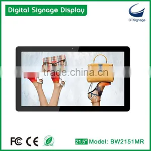 21.5" Lcd Advertising Player and Android Media Digital Signage With Wifi/lan Remote Control Content BW2151MR thumbnail-2