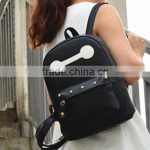 Fashion School Backpack 2015 High School Leather Backpack thumbnail-1