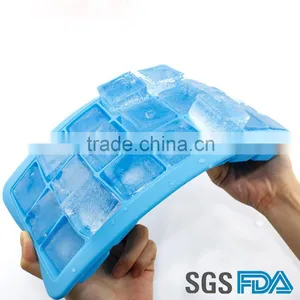 Pop Mold 21 Cavity Silicone Ice Cube Container/Silicone Ice Tray thumbnail-1