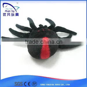 High Quality Attractive Kids Souvenir 100% pp Stuffed Animal /plush Soft Black Widow Spider Animal Baby Plush Toys thumbnail-1