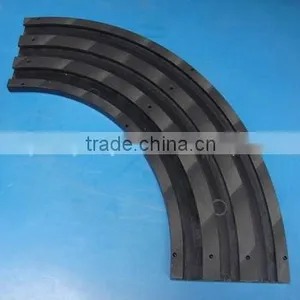 High Quality Uhmwpe Sliding Guide Conveyor Belt PE100 Bend Guide Rail thumbnail-3