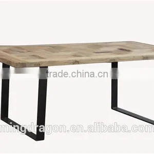 RH Style Furniture, Industrial Table (Recycle Wood Side Table SC20) thumbnail-1