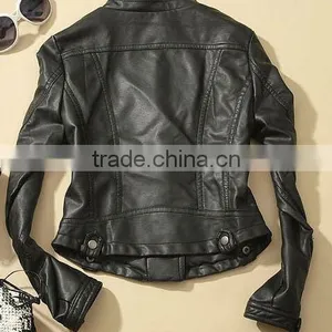 Custom Leather Jacket for Women Leather Jacket Wholesale thumbnail-2