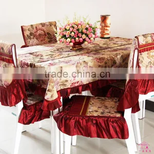 100% Polyester TC CVC New Design Printed Tablecloth thumbnail-1