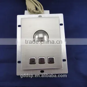 Wired Ps2 or Usb Connect Bottom Price Metal Trackball Mouse thumbnail-1