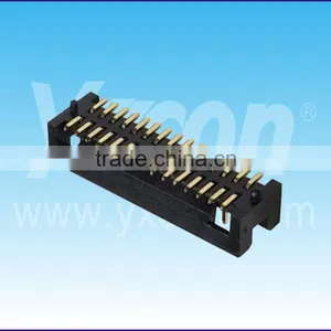 Dongguan Supplier 1.27mm Pitch Vertical SMD Two Rows With Locating Pegs Box Header Connector thumbnail-2