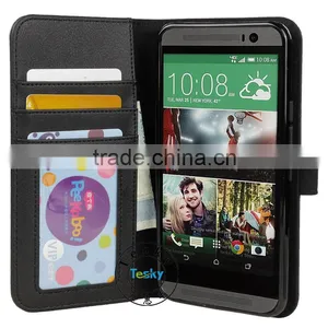 Case For HTC One M9 Plus Case Leather Card Slots thumbnail-1