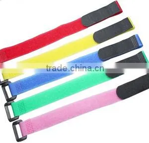 Reusable Nylon Hook Loop Strap Tie Down Wrap Cable Cord 2x20cm thumbnail-6