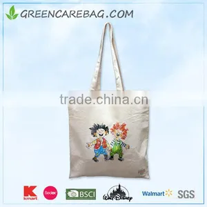 Cute Custom Printed Canvas Tote Bag thumbnail-1