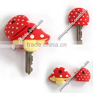 Factory Directly Eco-friendly Custom Cute Soft PVC Key Cover thumbnail-1
