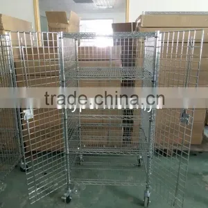 Chrome Security Cage Cart for SMT Components thumbnail-5