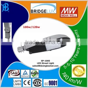 Module Type 100w IP65 MW Driver Bridgelux Chip SP-1005 LED Street Light CE/ROHS/LM79 thumbnail-1