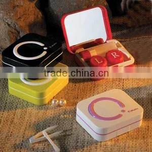 Funny Eyes Cute Contact Lens Case thumbnail-1