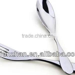Stainless Spoon and Fork Sets With Nicely Design and Plastic Box Packing With Food Certificate Safe-using thumbnail-4
