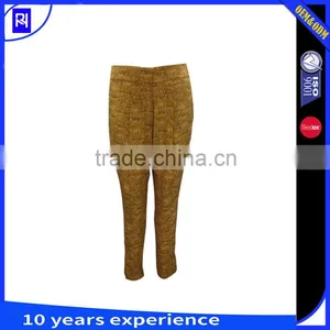 Casual Silk Printed Trousers thumbnail-1