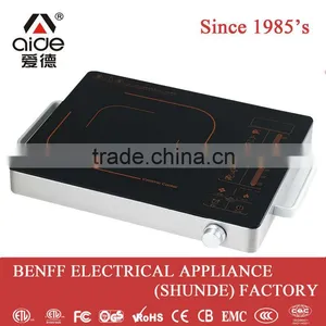 Mini Multi-touch Controll Stove Glass Heater Hot Plate Heater Stainless Steel Handle thumbnail-1