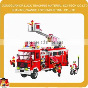 2014 DIY Intelligence Fire Fighter Series Plastic Brain Toys Blocks thumbnail-1