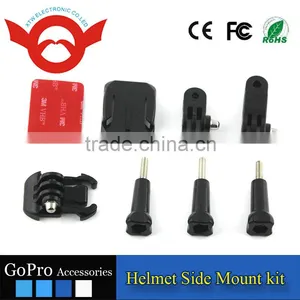 2016 Hot Selling Gopro Accessories Helmet Side Mount Kit With Curved Adhesive Side Mount for GoPro Hero 4/3+/3/2/1 thumbnail-4