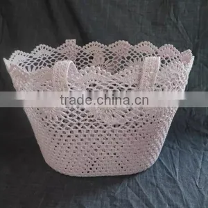 Manufacturers Selling Handmade Cotton Simple Fashion Hook Flower Hand Basket thumbnail-3