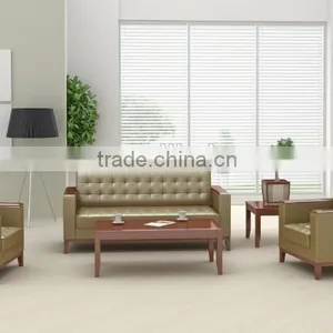 2016 New Design Relaxing Leather Office Funiture Sofa thumbnail-1