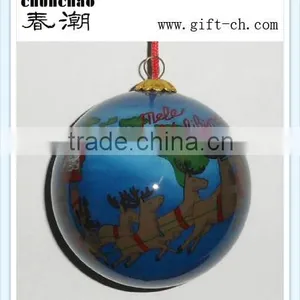 Christmas Glass Ornament Ball thumbnail-1