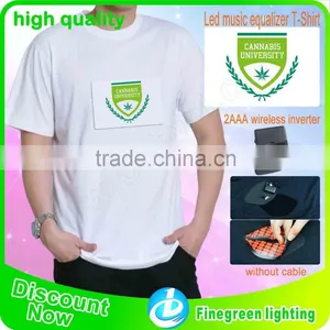 Electroluminescent Equalizer Panel for t Shirt thumbnail-3