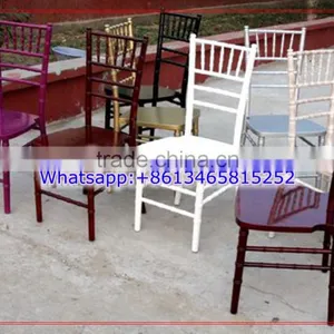 Wooden Chiavari Stackable Wedding Rental Tiffany Chair thumbnail-1