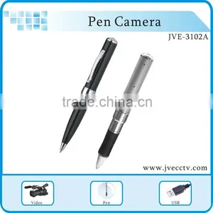 Hot Sale Pen JVE-3102A Silver/Black Color Pen Camera Hot Digital Recorder Video Camera thumbnail-1