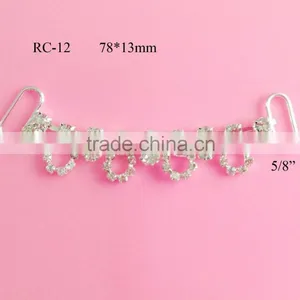 Stock Hot Selling Rhinestone Connector for Headband/hairwear(RC-12) thumbnail-1
