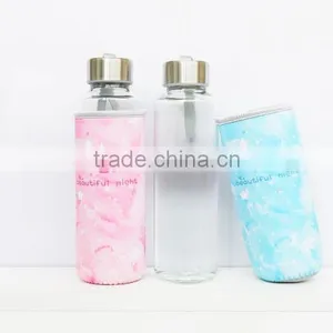 OEM Private Lable BPA Free Tritan Water Bottle Custom Glass Bottle thumbnail-4