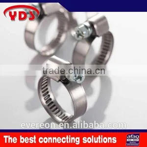 German Type Stainless Steel Air Compressor Hose Pipe Clamp Clip thumbnail-1
