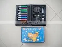 25PCS Stationery Set in Carrying Plastic Box thumbnail-1