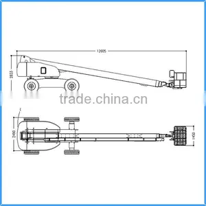 SINOBOOM Telescopic Boom Sky Lift - 28m thumbnail-2