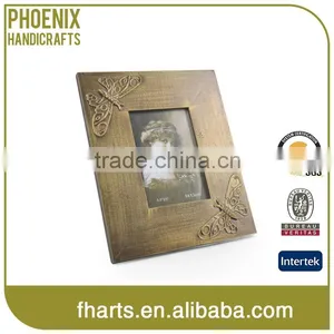 4"*6" Gold Wood Photo Frame thumbnail-1