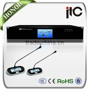 ITC TS-0200M Top Rated Full Digital Desktop Conference Microphone System Quality Choice thumbnail-1