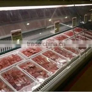 Deli Case/supermarket Refrigerator Showcase/curved Glass Serve Over Cooler/display Cooler thumbnail-4