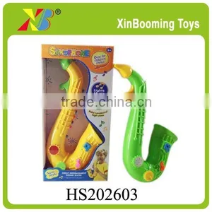 B/O Plastic Saxophone With Light & Music for Kids thumbnail-1