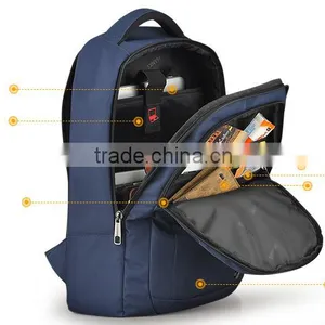 Wholesale Waterproof Polyester 14 Inch Backpack Laptop Bags thumbnail-4