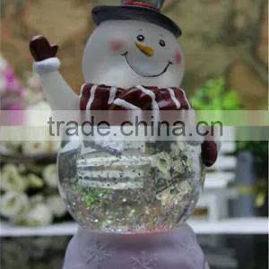 Santa Christmas Snowman Water Glitter Light Motor Drive thumbnail-1