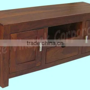 tv Stand,home Furniture,led/lcd tv Unit,entertainment Unit,living Room Furniture,natural Sheesham Wood Furniture thumbnail-1