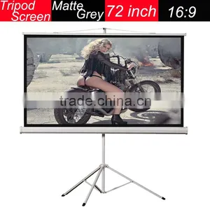Hot Selling Portable 16:9 Large Portable Projection Screen thumbnail-1