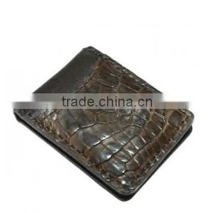 Crocodile Leather Money Clip Wallet SCW-002 thumbnail-1