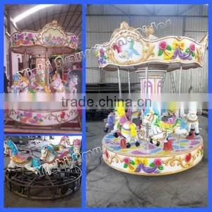 Children's Merry go Round 6 Seats Mini Carousel thumbnail-5