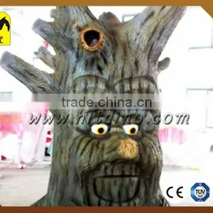HLT Dino-Life Size Fiberglass Artificial Talking Tree thumbnail-1