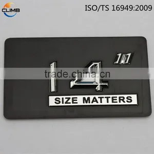 High Quality Car Badge Letters Small Chrome Letters 3D ABS Chrome Letter thumbnail-5
